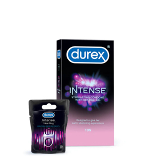 Durex Intense Sensation Condom 10N at Flat 30% Off + Extra 5% Off Coupon
